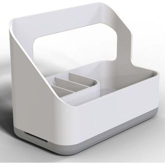 OEM Organizador De Fregadero Con Compartimentos Ajustables, Soporte De Tela Para Esponja, Almacenamiento De Cocina Antideslizante - Crezuo