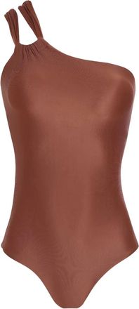 Lygia & Nanny Asymmetrisch badpak - Bruin