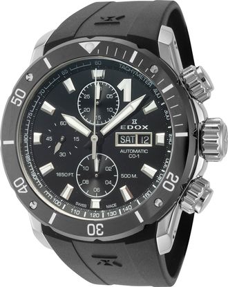 Edox Mens CO-1 45mm Automatic Watch