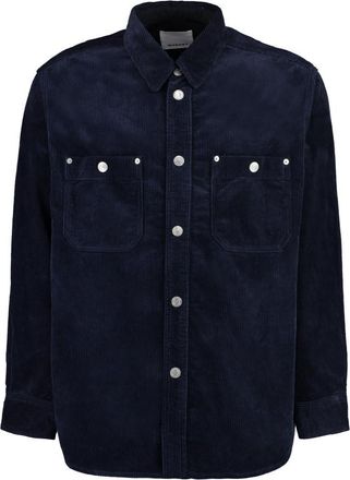 Isabel Marant Navy Blue Solid Shirt