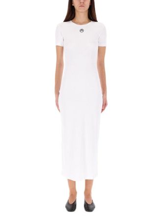 Marine Serre Midi Dress Moon