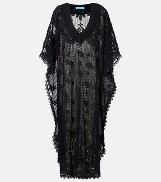 Melissa Odabash Yasin cotton-blend lace kaftan