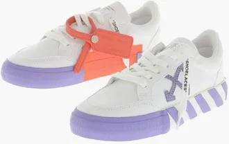 Off-white Low Canvas Sneakers VULCANIZED With Contrast Monogram size 41