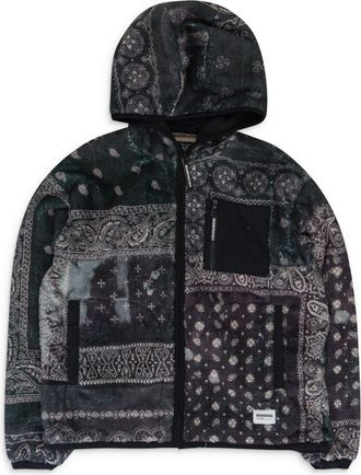 Neighborhood BANDANA PATTERN FLEECE JACKET