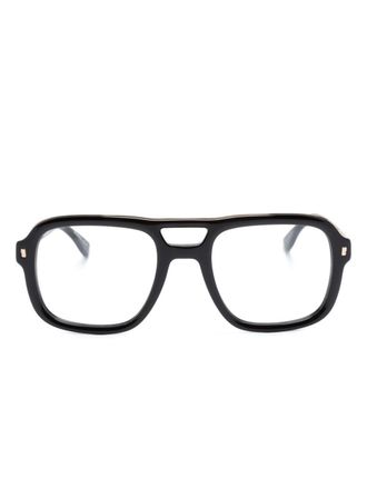 Dsquared2 Eyewear Occhiali Hype con montatura stile pilota - Nero