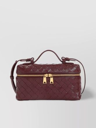 Bottega Veneta woven leather vanity case bag