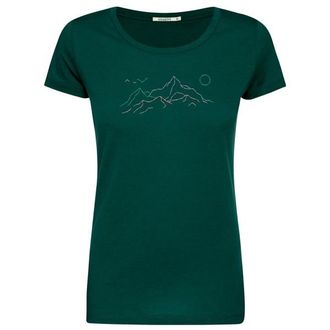 Greenbomb Contours Loves T-Shirt f&uuml;r Damen | gr&uuml;n