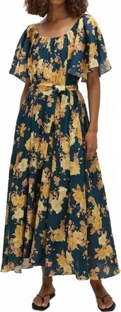 Faithfull The Brand Belen Maxi Dress In Navy Floral
