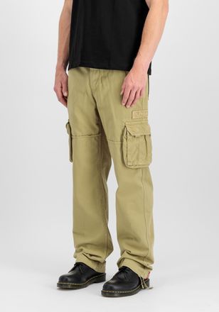 Alpha Industries Cargohose ALPHA INDUSTRIES Jet Pant, Herren, Gr. 28, Normalgr&ouml;ssen, gr&uuml;n (light olive), Obermaterial: 100% Baumwolle; Futter: 100% Baumwolle, Hosen Ca
