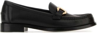 Ferragamo Black Solid Maryan Loafers