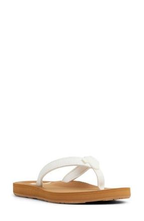 Roxy Porto Flip Flop in Cream at Nordstrom Rack, Size 11