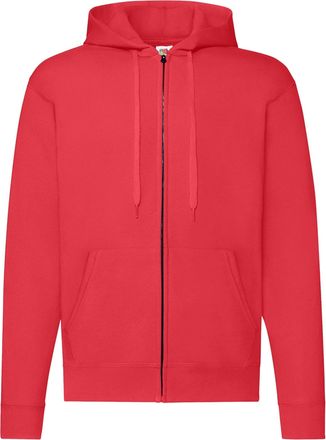 Fruit Of The Loom Fruit of the Loom Unisex Volwassen Klassieker Hoodie (Rood)