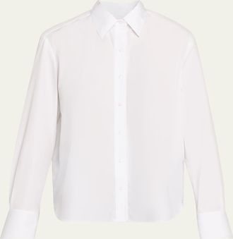 TWP Possetti Superfine Cotton Button-Front Shirt