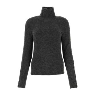 Isabel Marant Malo Turtleneck - female - Isabel Marant - Turtlenecks - Gray - XS - Knitwear