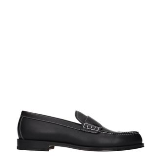 Dior Hombres Mocas&iacute;n de Cuero Negro
