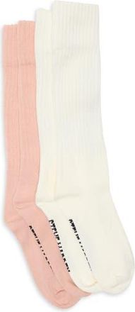Steve Madden 2-Pack Rib Slouch Socks in Blush Multi at Nordstrom Rack, Size 9/11