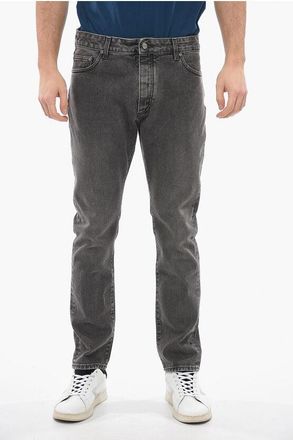 Palm Angels Regular Fit CURVED LOGO Stone Washed Denims 16cm size 33