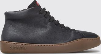 Camper Sneakers alte Peu Touring in pelle di vitello con design slip-on e lacci elastici