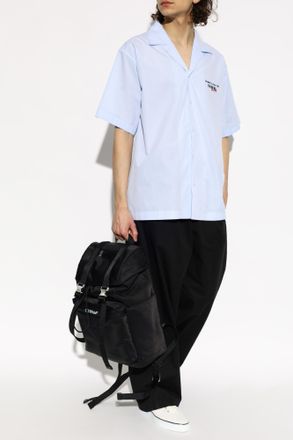 Iceberg Short-sleeved Shirt, Mens, Light Blue