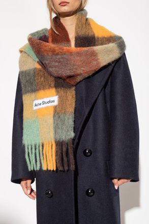Acne Studios Checked Scarf, Unisex, Multicolour