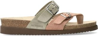 Mephisto Flat Sandalen - Dames - Sandalen - Veelkleurig - 36 EU - Su&egrave;de - Schoenen