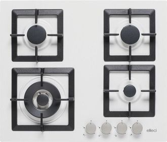 Elleci Elleci Plano 60 Tcl Blanco Empotrado 60 Cm Gas 4 Quemadores