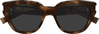 Saint Laurent SL 827 Zonnebrillen - Dames - Zonnebrillen - Bruin - 52 MM - Accessoires