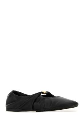 Loewe L815466x46 Black Ballerine Flat Shoes