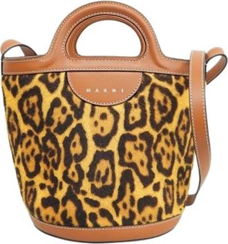 Marni Pre-owned Shoulder Bag - Dames - Vintage Tas - Bruin - ONE Size - Leer - Vintage