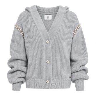 Fracomina Cardigan - Dames - Truien - Grijs - Maat: XS