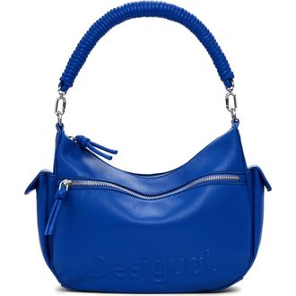 Desigual Faux Leather Shoulder Bag in Royal Blue at Nordstrom