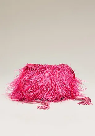 Frances Valentine Feather Pouf Handbag