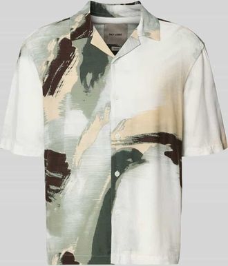Only & Sons Relaxed Fit Freizeithemd aus Viskose-Leinen-Mix Modell HARVI in Weiss, Gr&ouml;&szlig;e XXL
