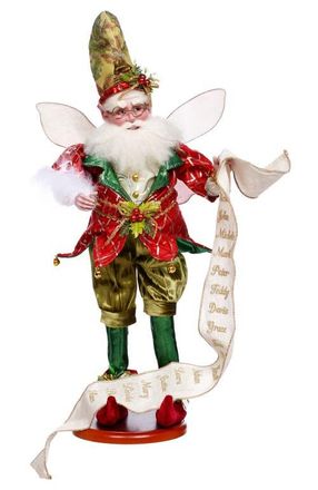 Mark Roberts Christmas Gathering Fairy on Base in Red at Nordstrom