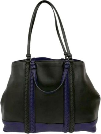 Bottega Veneta Pre-owned Tote Bags, female, Black, Size: ONE SIZE Pre-owned Vintage Tote Bag