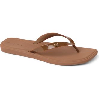 Reef Solaye Waterproof Flip Flop in Chocolate at Nordstrom, Size 11