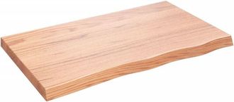 vidaXL Vidaxl - Estante pared madera roble tratada marrón claro 100x60x(2-6) cm