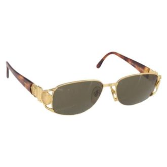 Fendi Pre-owned Accessories, female, Yellow, Size: ONE SIZE Pre-owned Metal Sunglasses