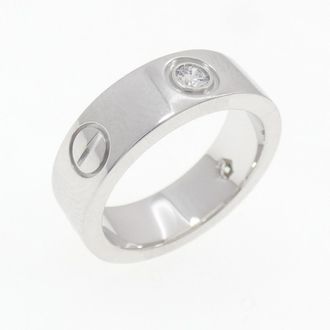 Cartier White Gold White Gold (18K) Band Ring (Pre-Owned)