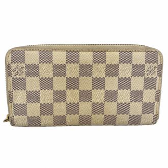 Louis Vuitton White Long Wallet (Bi-Fold) (Pre-Owned)