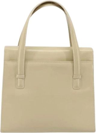 Loewe Pre-owned Tote Bag - Dames - Vintage Shopper - Beige - ONE Size - Leer - Vintage