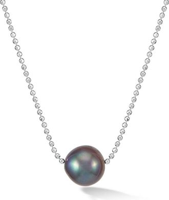 Dower & Hall Timeless 12mm Single Peacock Pearl Pendant