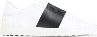 Valentino Garavani BlackWhite Leather Sneakers
