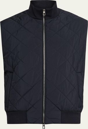Loro Piana Mens Ampay Water-Repellent Quilted Vest