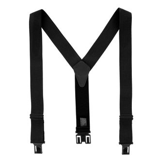 Perry Suspenders Mens Big & Tall Non-Elastic Y-Back Construction Work Braces, Xlarge, Black