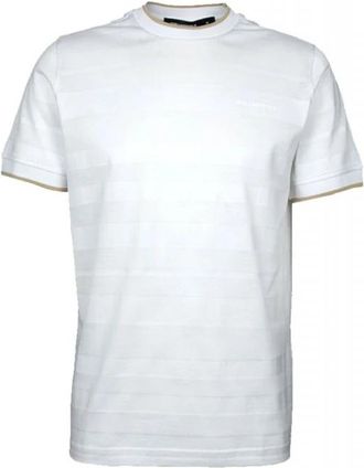 Karl Lagerfeld T-shirt met ronde hals - Heren - T-shirts - Wit - XL - Katoen - Tops