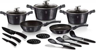 OEM Juego De Bater&iacute;a De Cocina Berlingerhaus Bh-6920 Carbon Pro