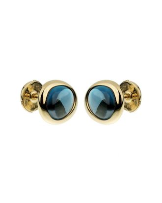 Fred Perry 18K Topaz Studs (Authentic Pre-Loved)