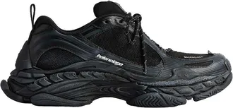 Balenciaga Triple S2 Worn-Out Effect Mesh Sneakers