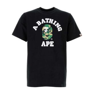 A Bathing Ape ABC Camo Collage T-shirt - male - A BATHING APE - T-Shirts - Black - 2XL - Tops
